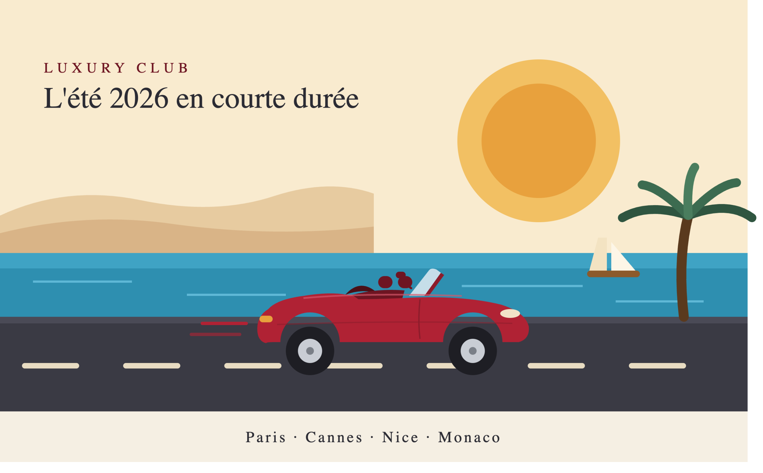 Été 2026 : la Riviera roule en courte durée